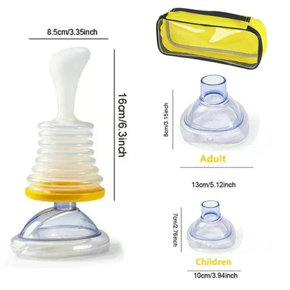 Anti-choking device masks for infants, children, and adults