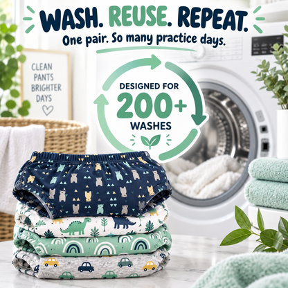 Washable Cotton Training Diaper Pants