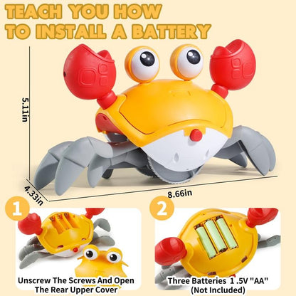Upzira™ Interactive Crawling Crab