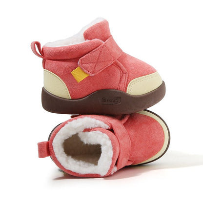 Infant Winter Boots – Plush and Soft Sole Baby Snow Shoes
