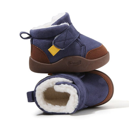 Infant Winter Boots – Plush and Soft Sole Baby Snow Shoes