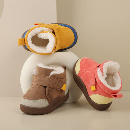 Infant Winter Boots – Plush and Soft Sole Baby Snow Shoes