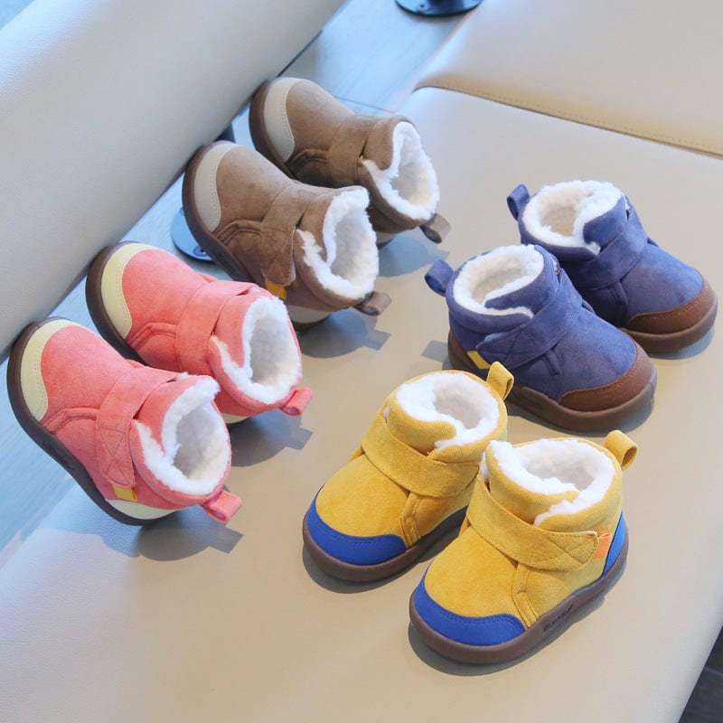 Infant Winter Boots – Plush and Soft Sole Baby Snow Shoes