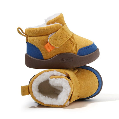 Infant Winter Boots – Plush and Soft Sole Baby Snow Shoes