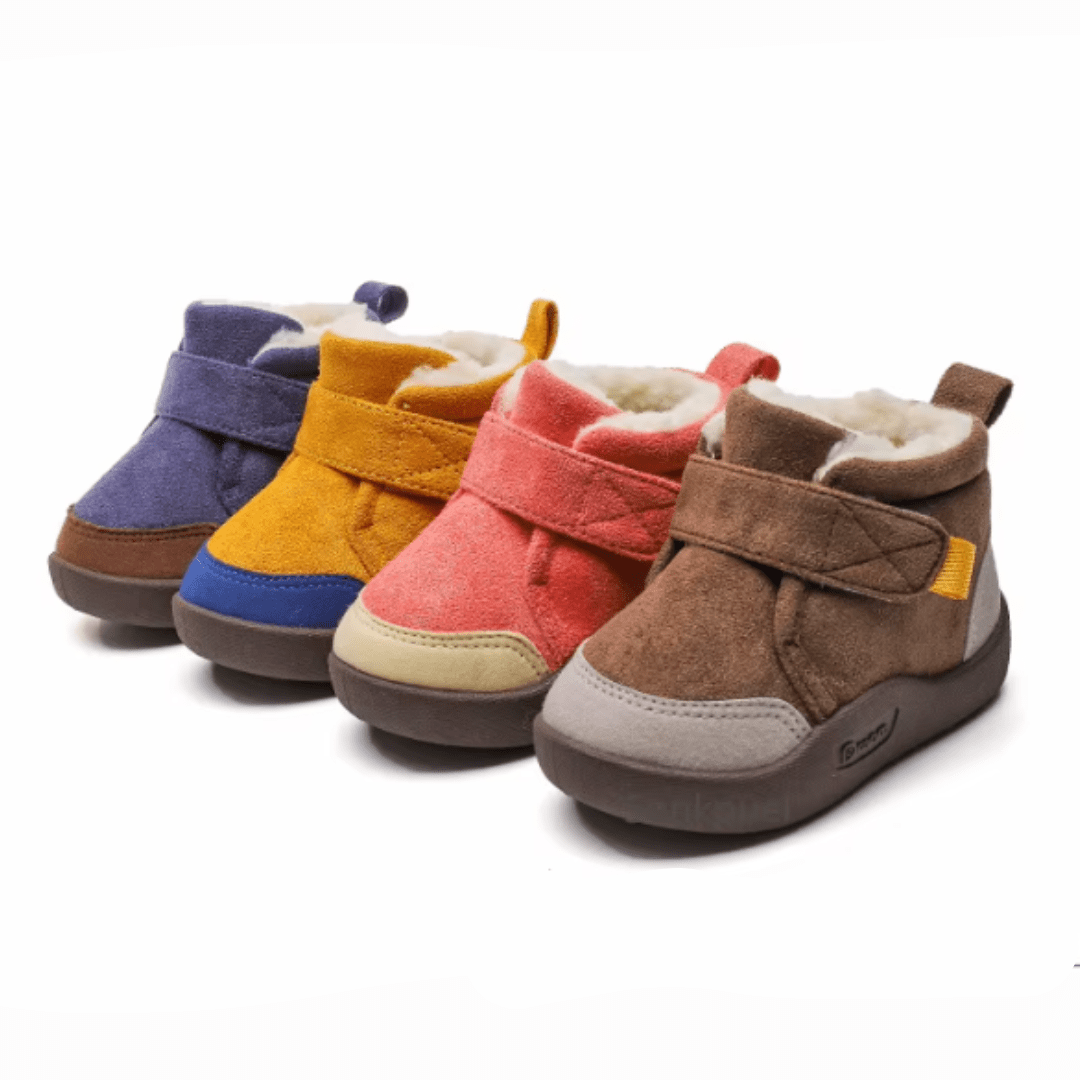 Infant Winter Boots – Plush and Soft Sole Baby Snow Shoes